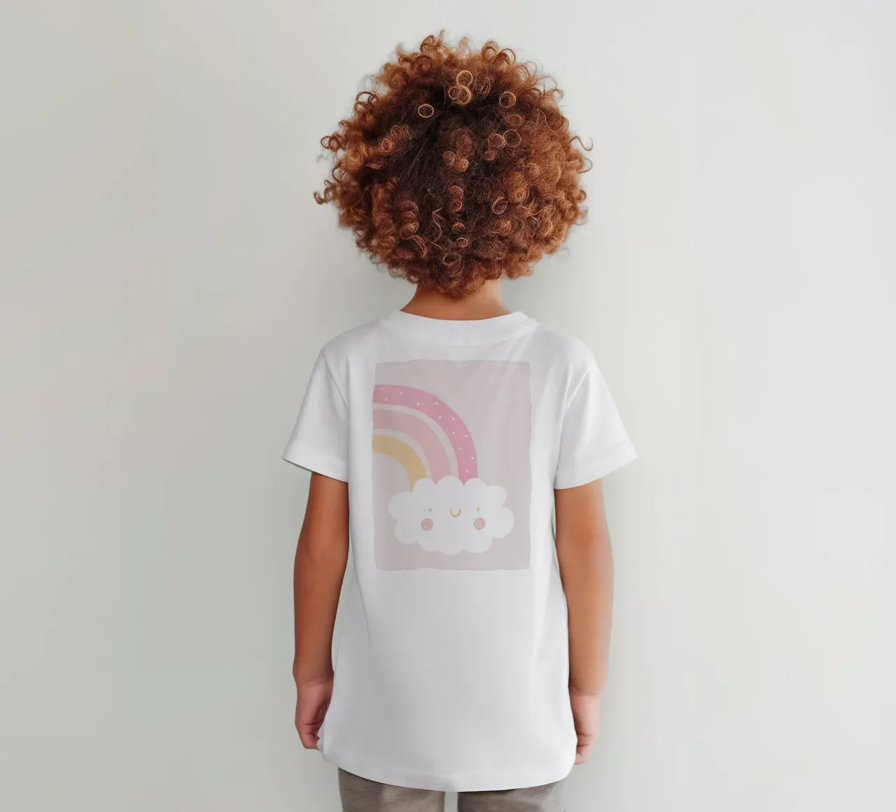 Rainbow Cloud t-shirt bambini da Littleleo