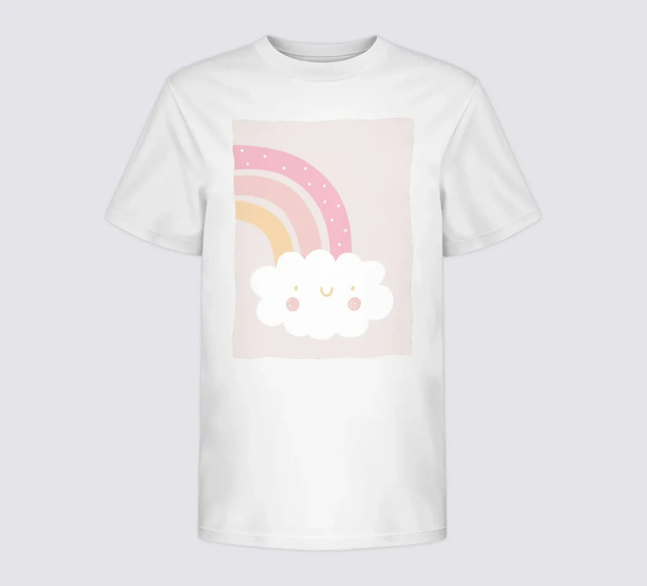 Rainbow Cloud t-shirt bambini da Littleleo