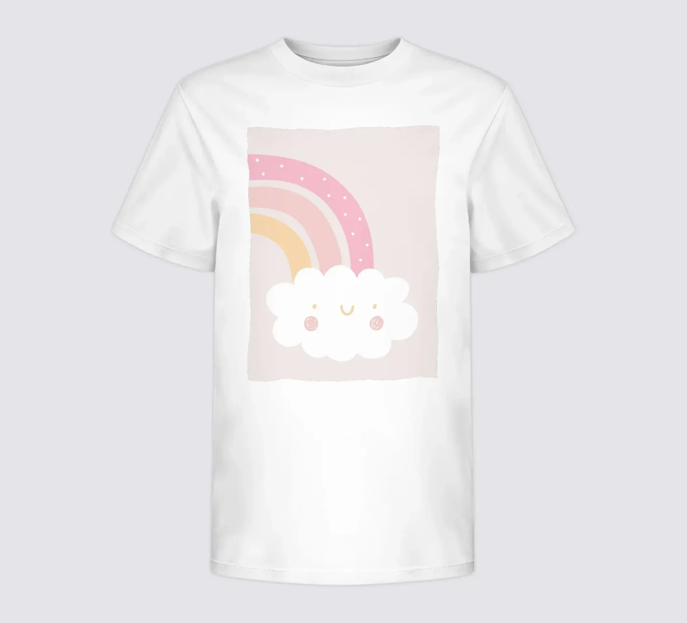 Nuvola arcobaleno t-shirt bambini da Littleleo