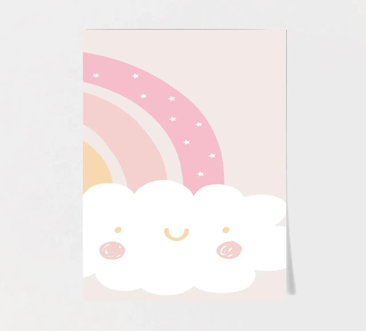 Rainbow Cloud sticker sheet by Littleleo