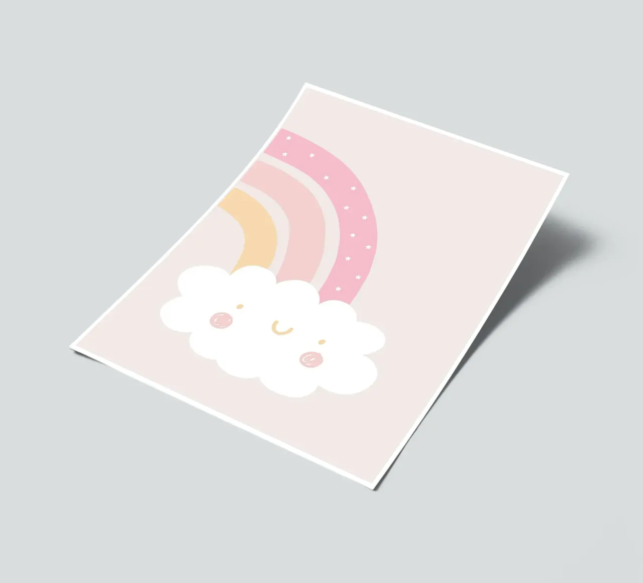 Rainbow Cloud sticker sheet by Littleleo