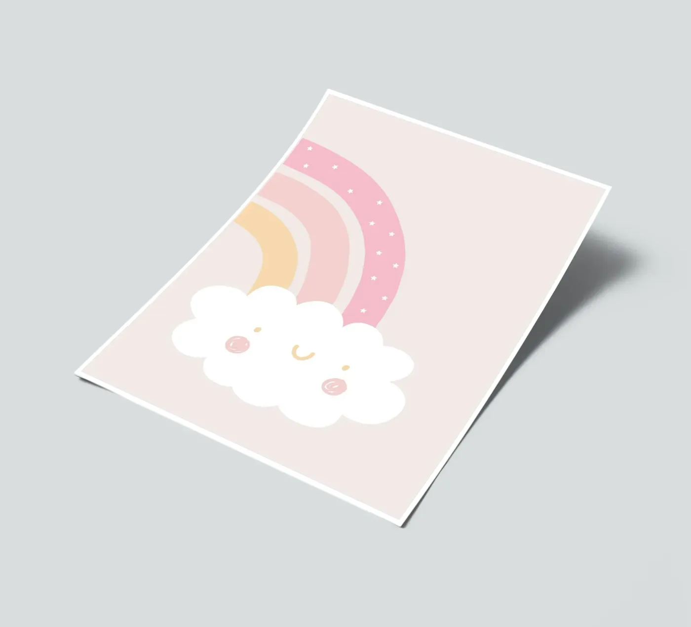 Rainbow Cloud sticker sheet by Littleleo