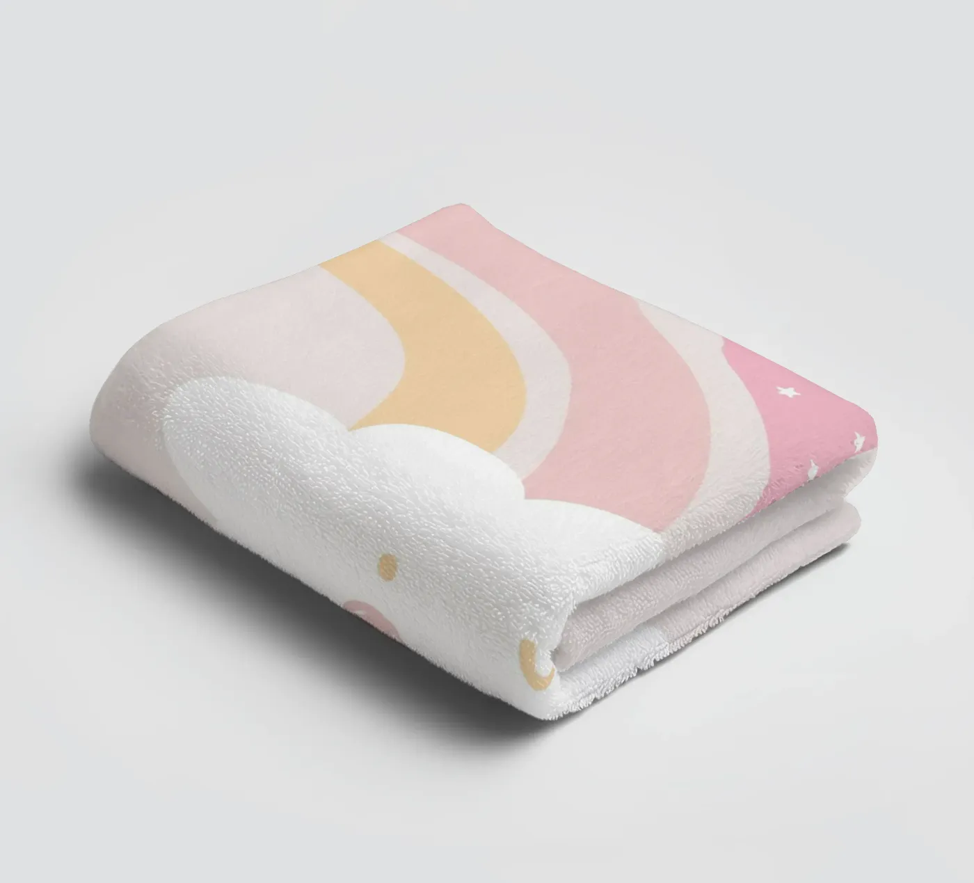 Rainbow Cloud badhanddoek van Littleleo