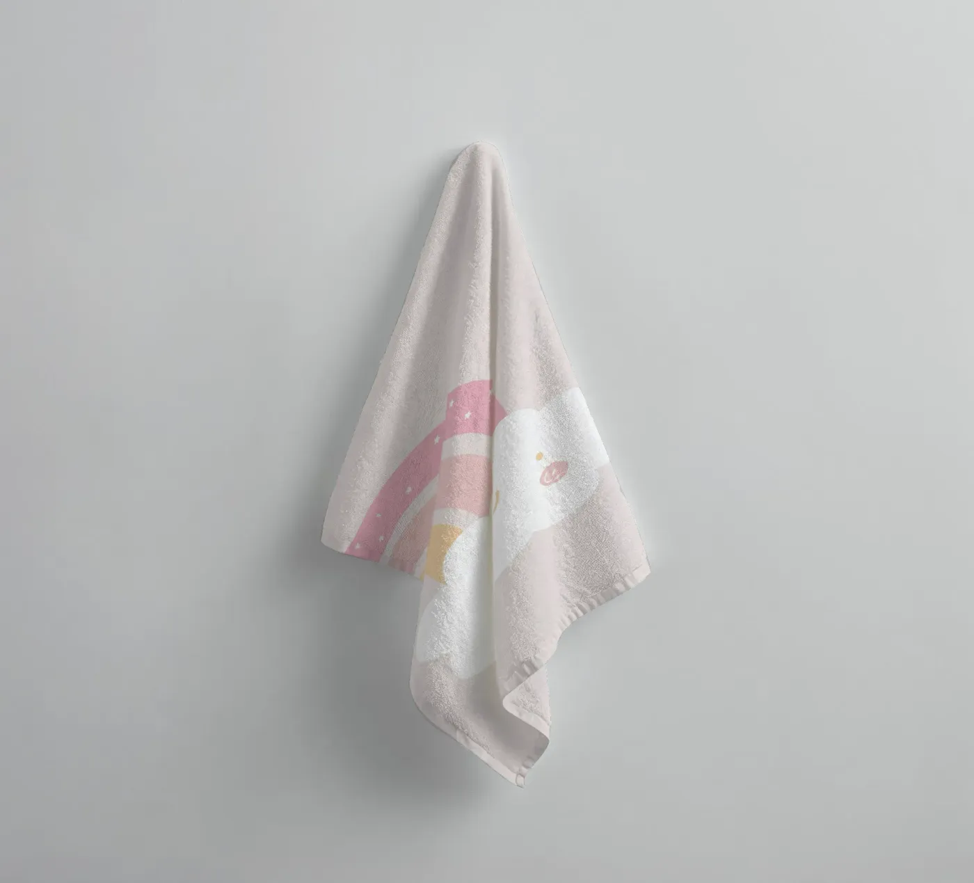 Rainbow Cloud badhanddoek van Littleleo