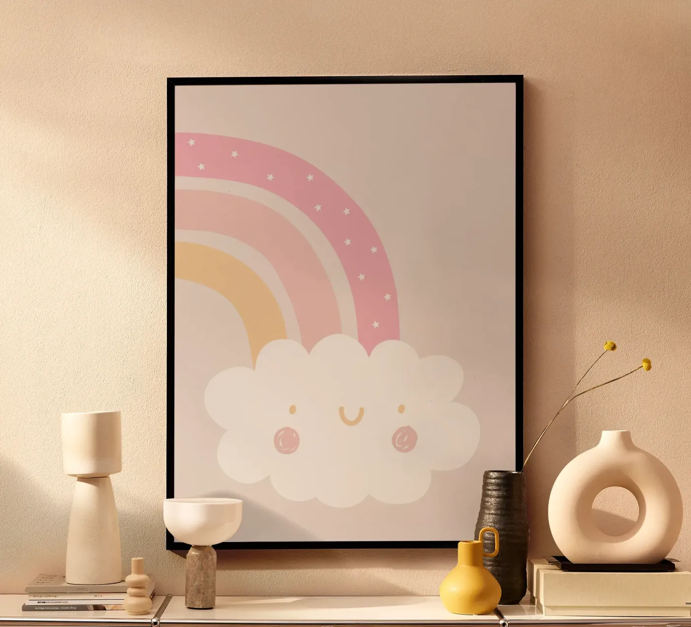 Rainbow Cloud poster by Littleleo