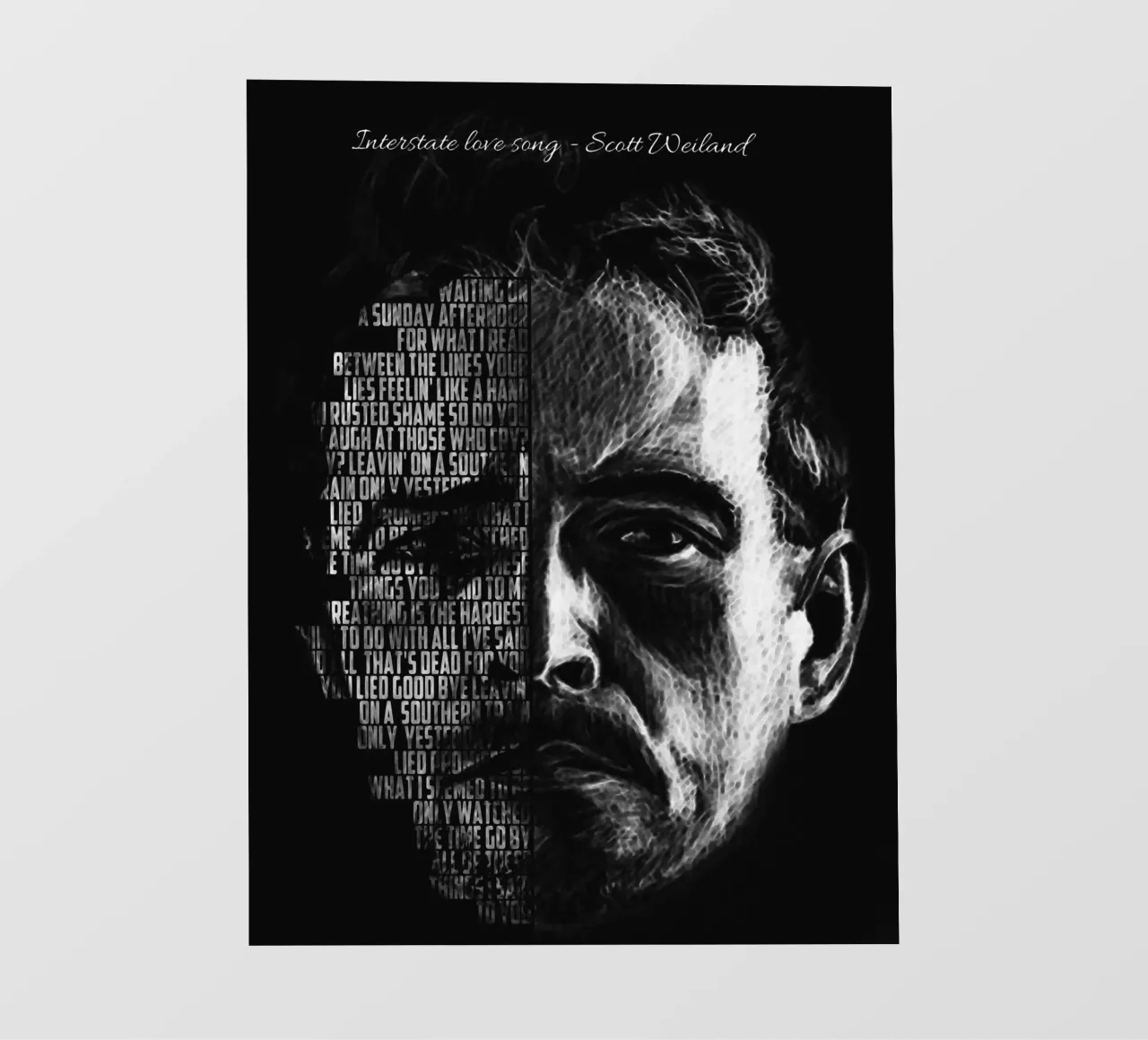 Canzone d'amore interstatale telo in pvc da Gunawan Rb