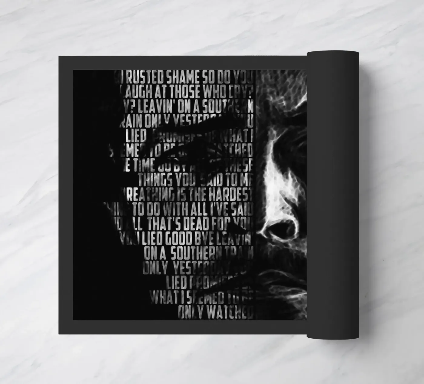 Interstatelijk liefdeslied deurmat van Gunawan Rb