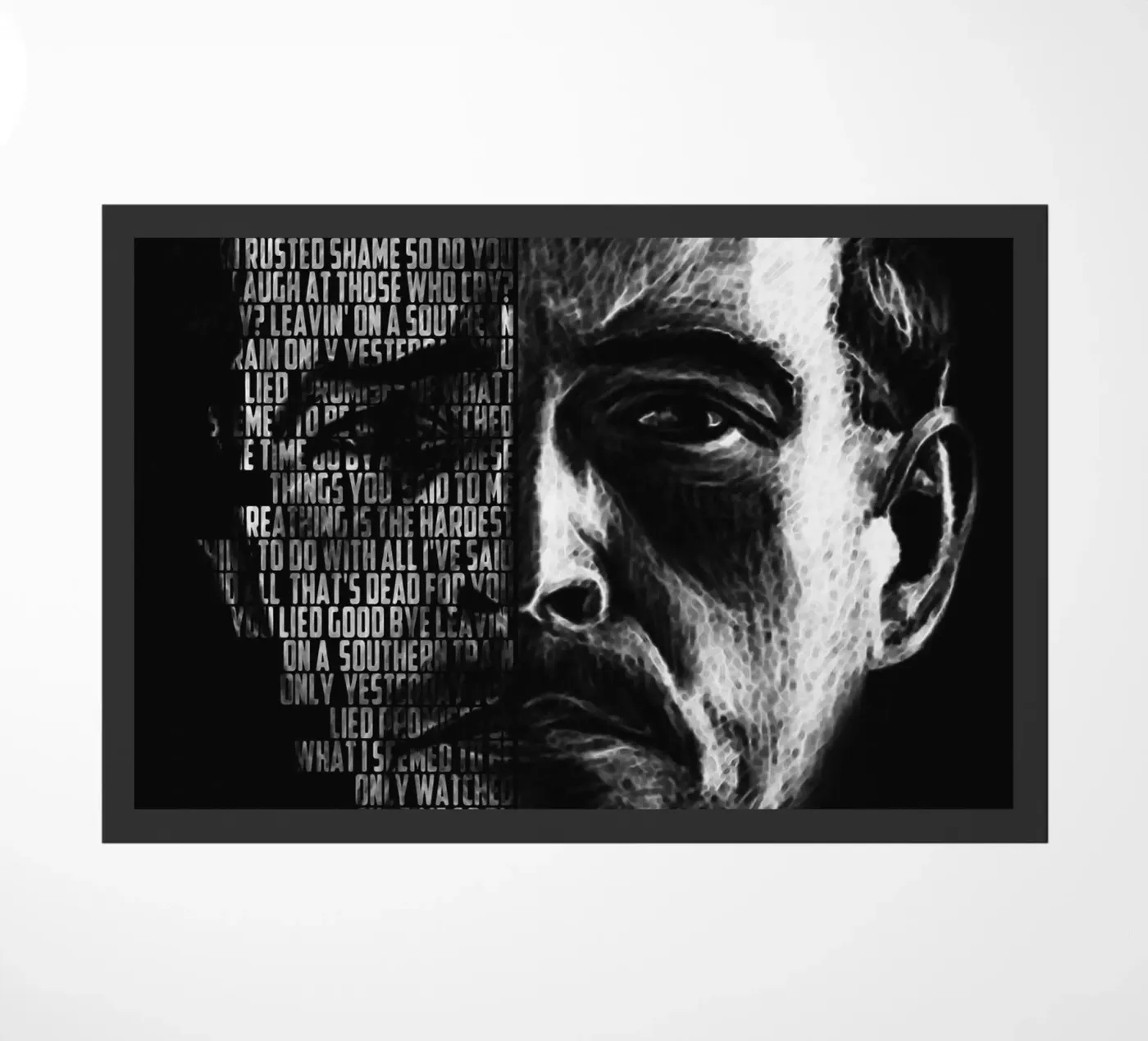 Interstatelijk liefdeslied deurmat van Gunawan Rb