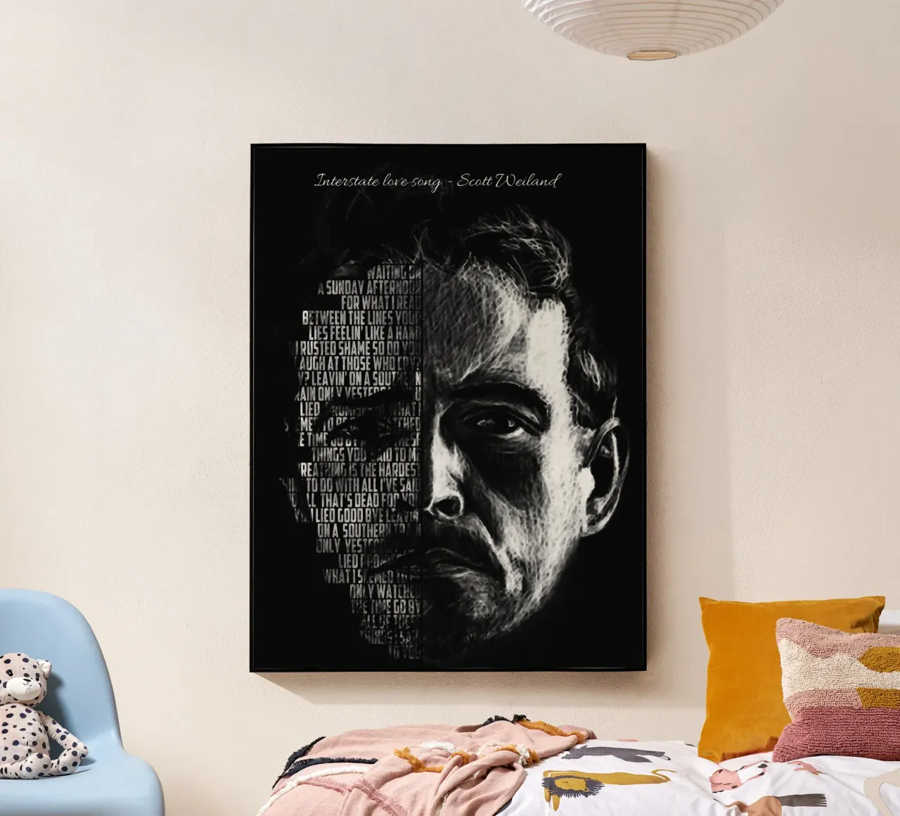 Canzone d'amore interstatale plexiglass da Gunawan Rb