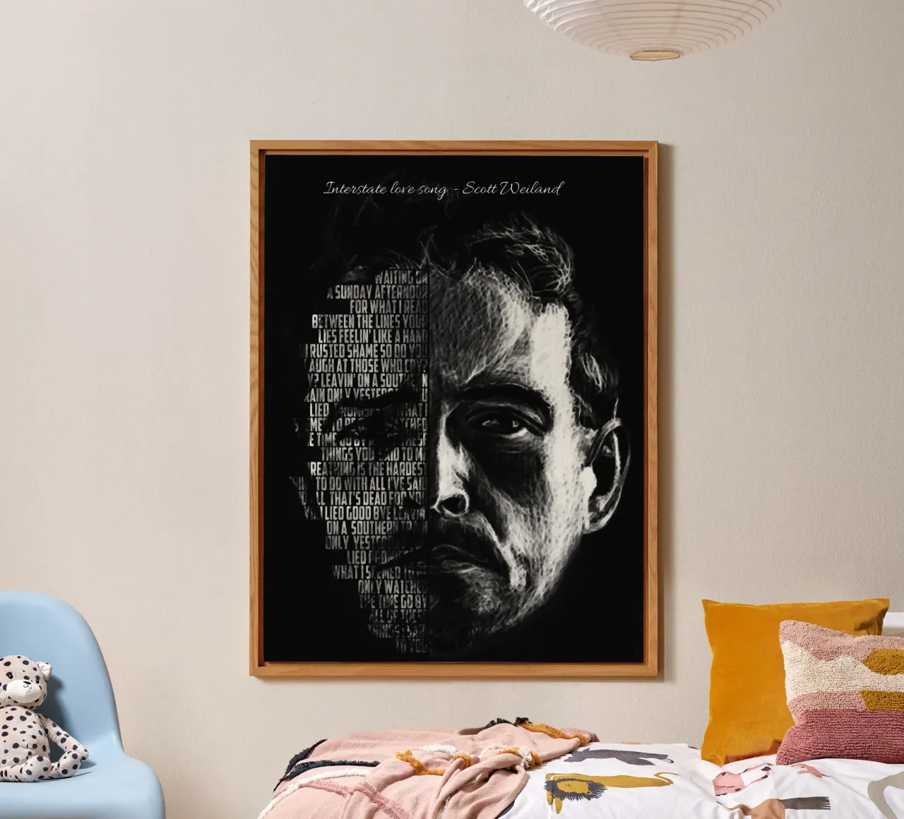 Canzone d'amore interstatale alluminio dibond da Gunawan Rb