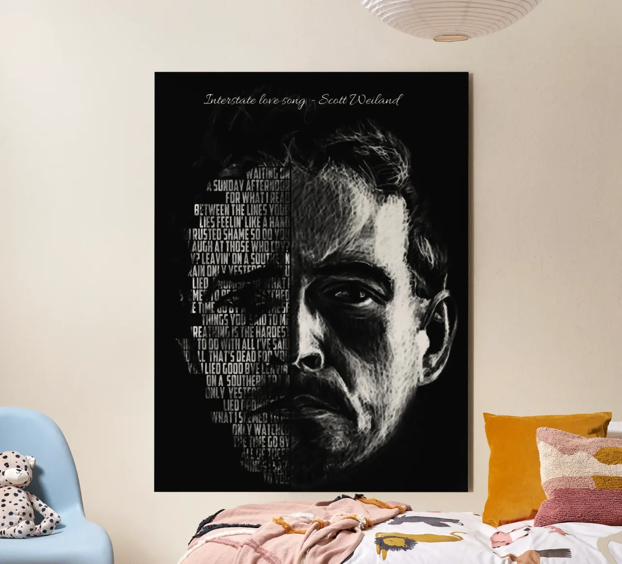 Canzone d'amore interstatale alluminio dibond da Gunawan Rb