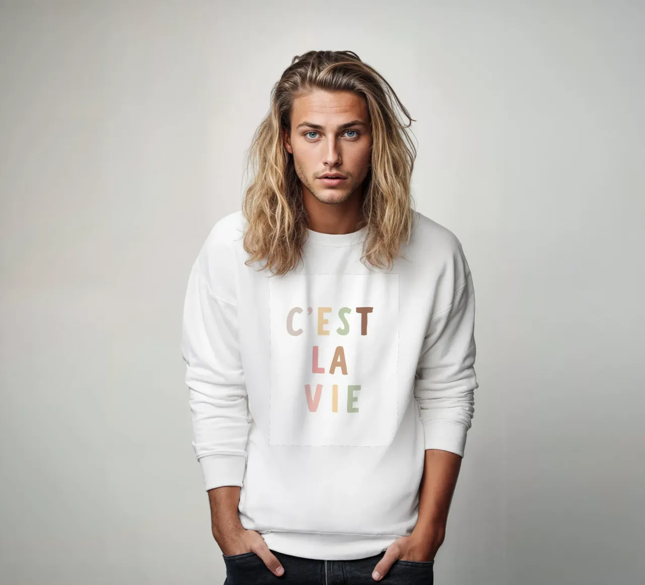 Questa è la vita felpa da Littleleo