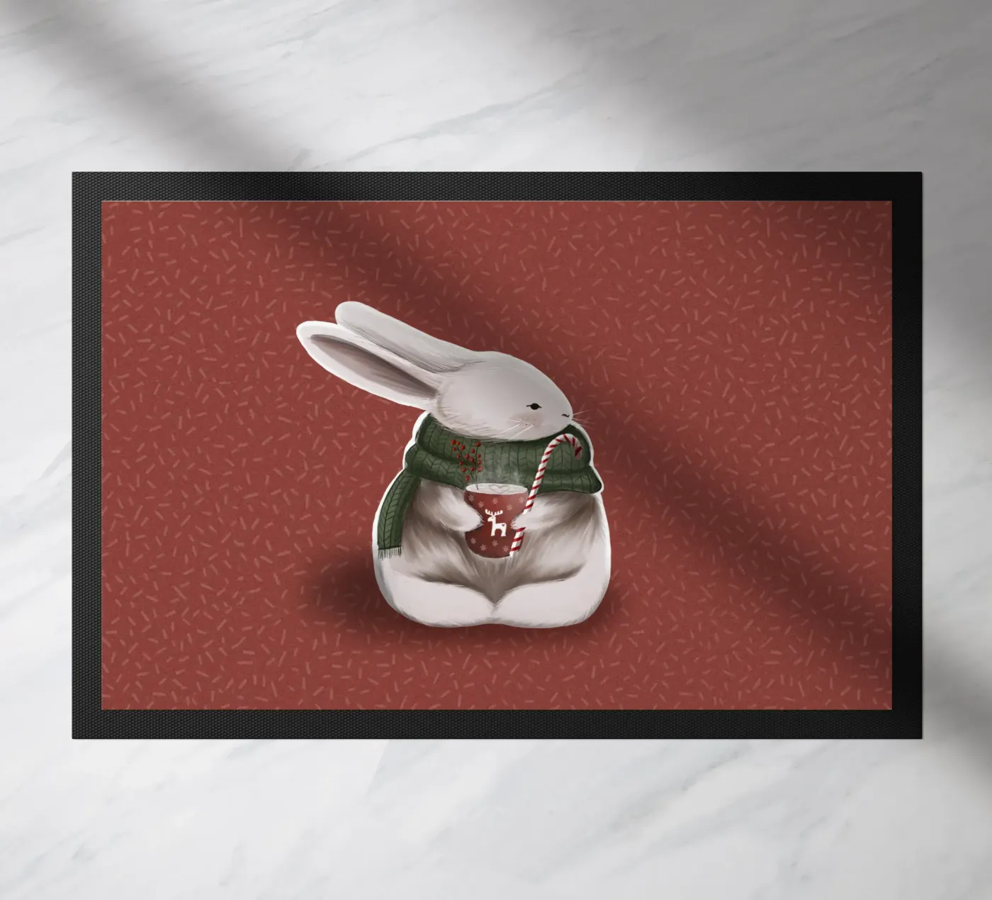 bunny doormat by by elle arts seasons