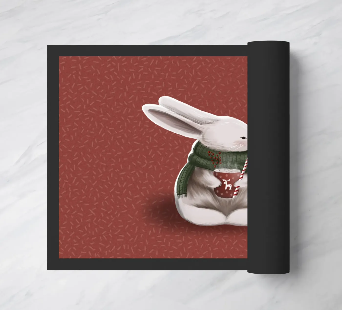 bunny doormat by by elle arts seasons