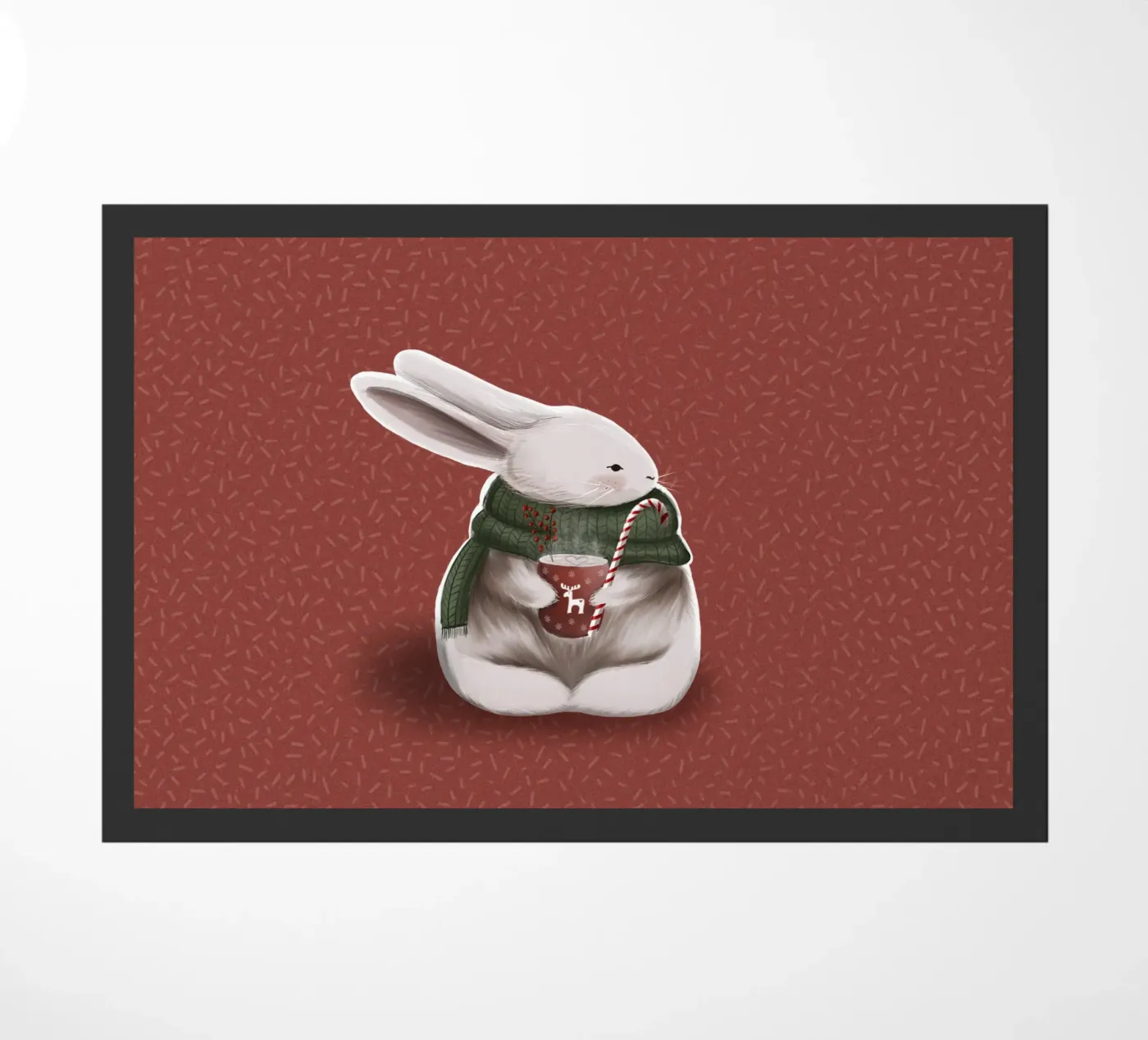 bunny doormat by by elle arts seasons