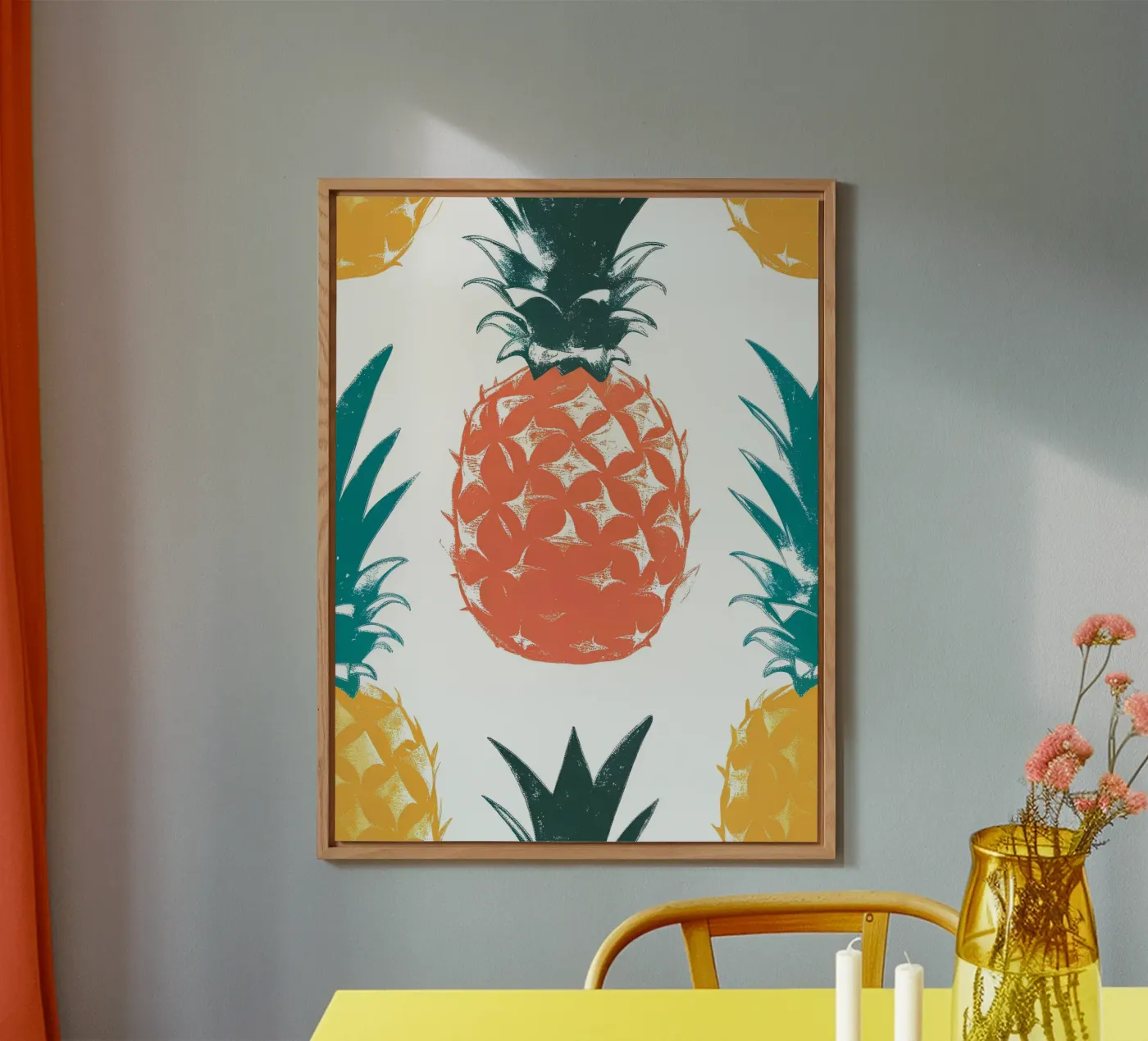 Pineapple Pattern alu-dibond by PREKETEWE