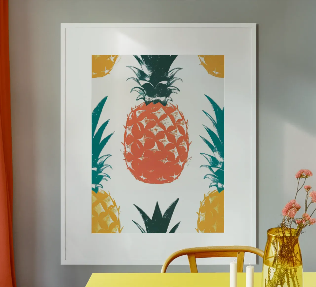 Pineapple Pattern poster by PREKETEWE
