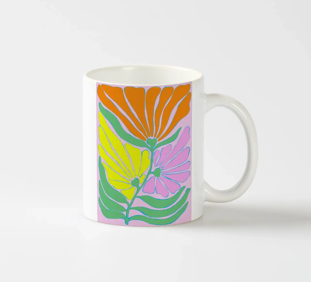 Sogni di fiori a colori tazza in ceramica da Carina Pop & Pastell