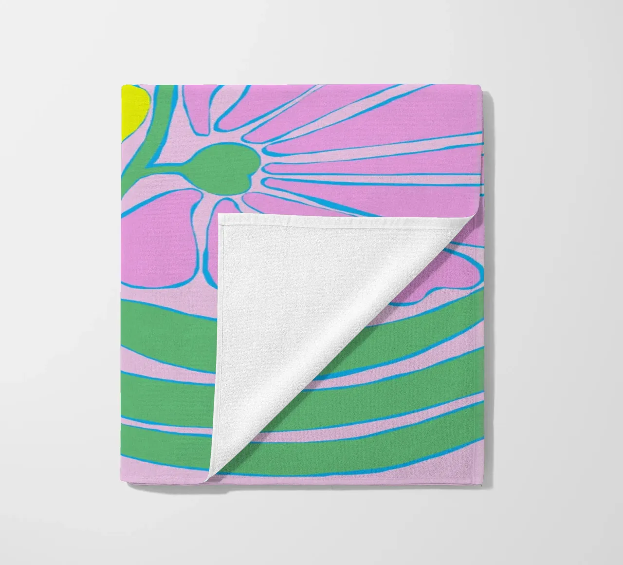 Sogni di fiori a colori telo mare da Carina Pop & Pastell