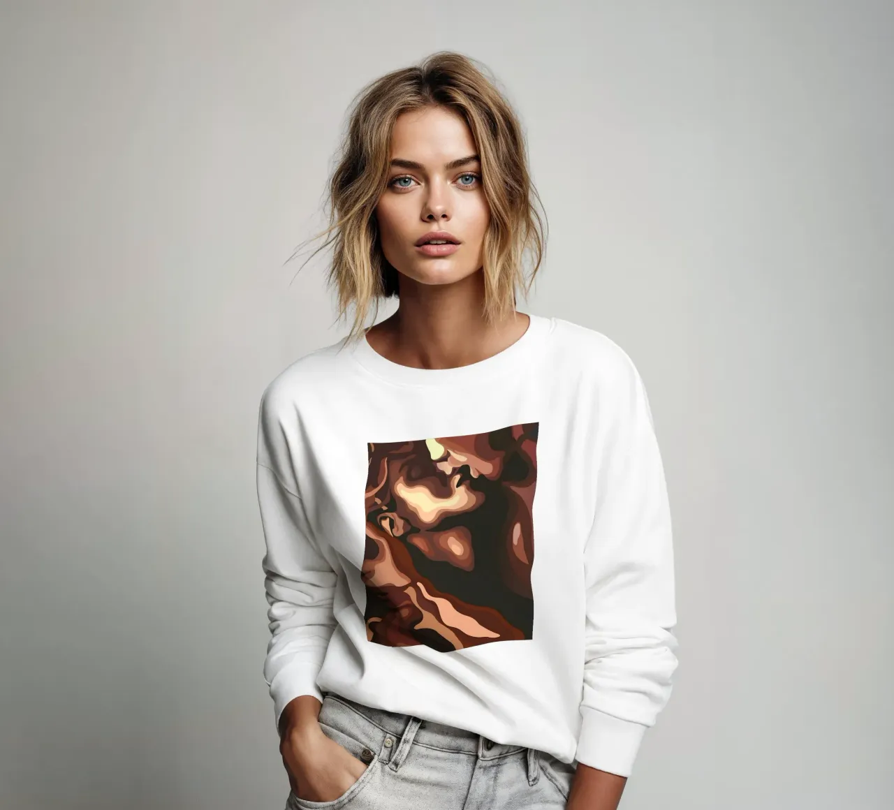 Due volti in ombra felpa da luxi&lace