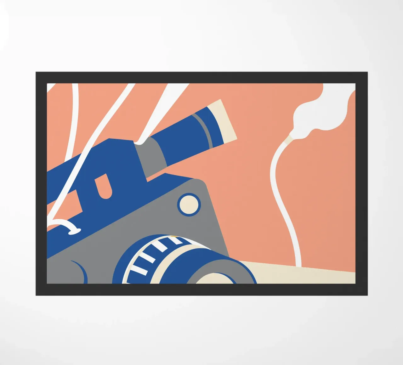 Professionele camera deurmat van Jurshopp