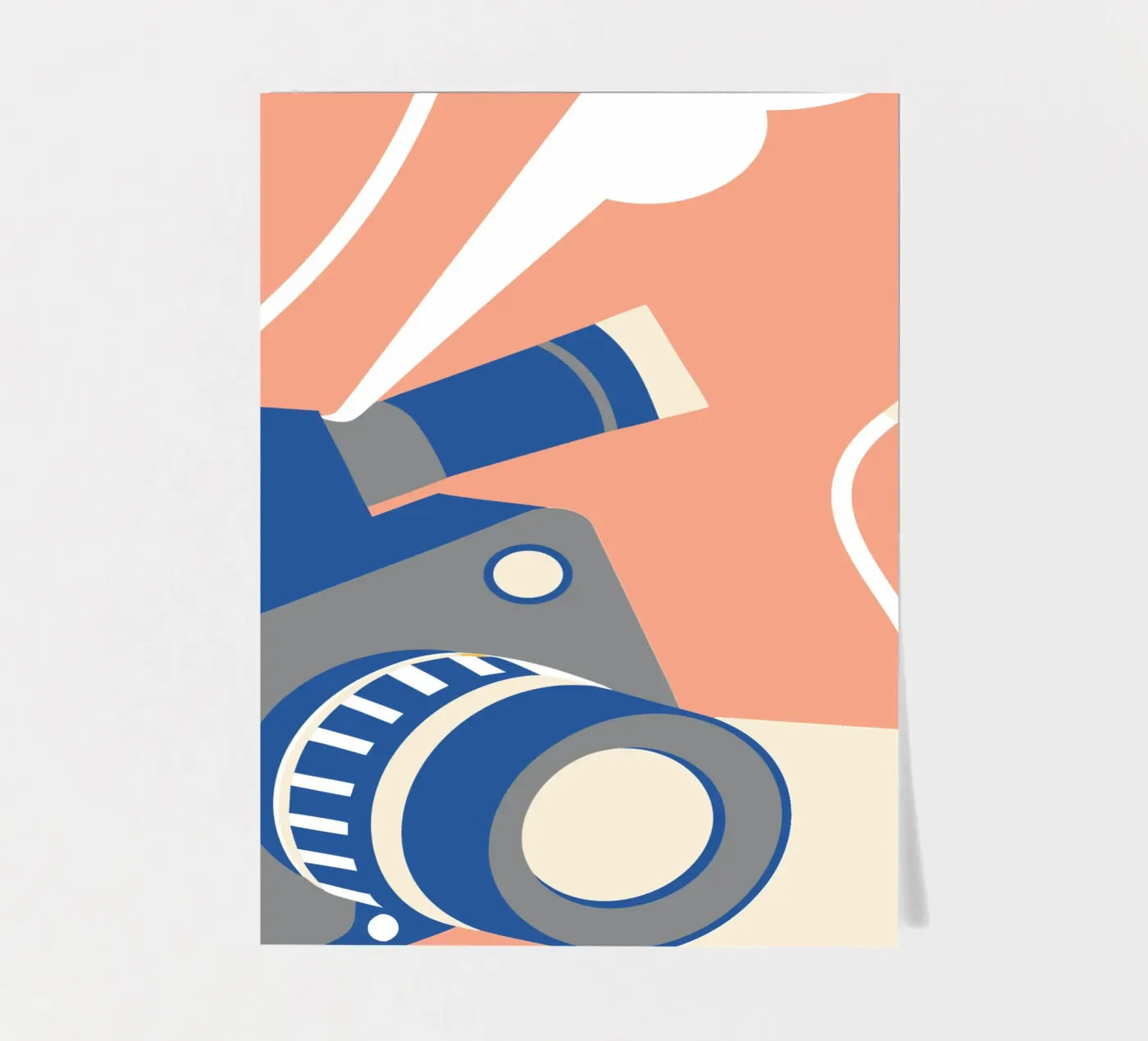 Professionele camera stickervel van Jurshopp