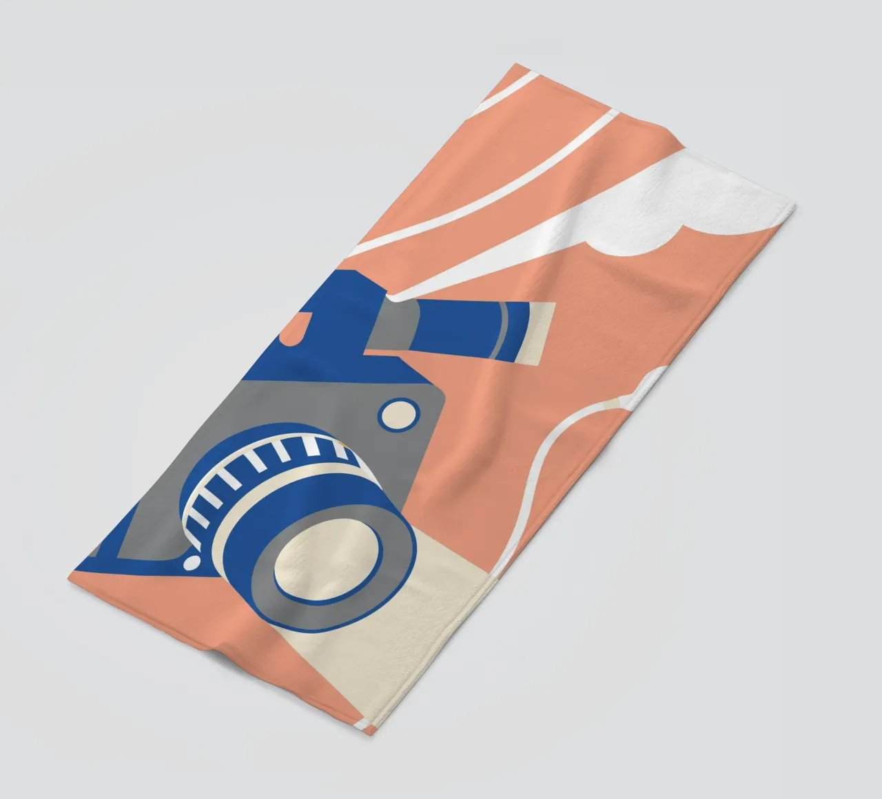 Fotocamera professionale telo mare da Jurshopp