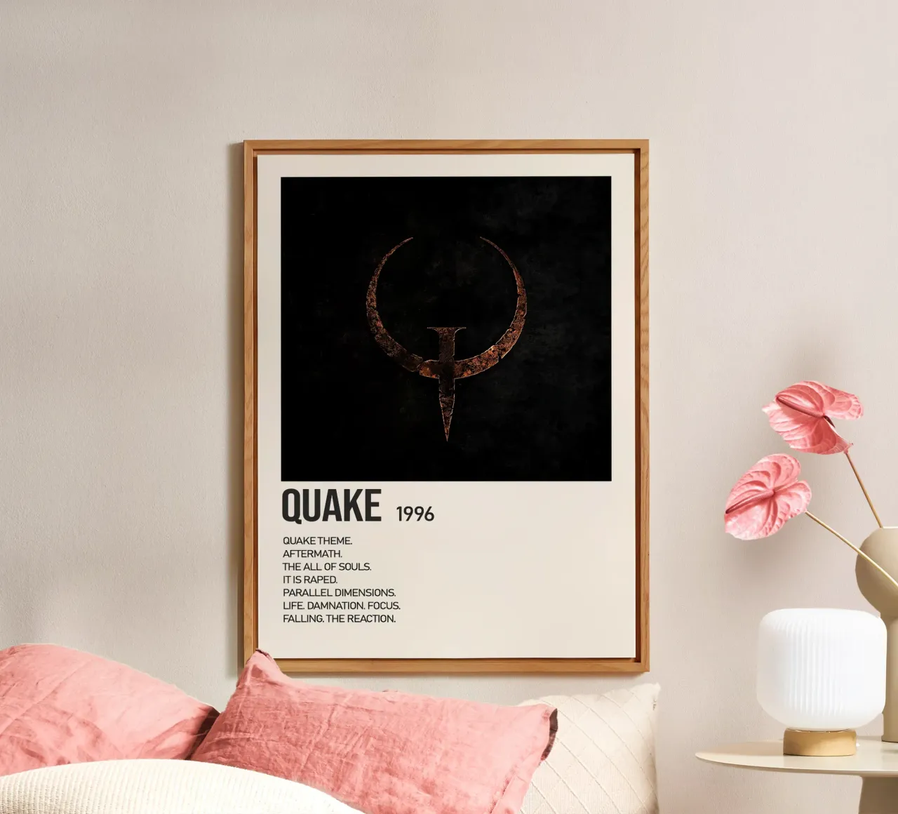 Quake Tracklists alluminio dibond da Banda Neira