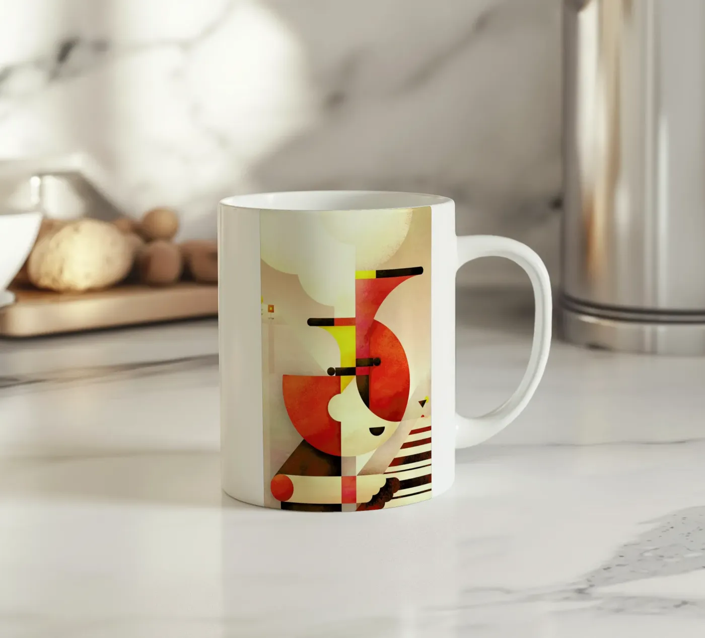 Jazzman ceramic mug by Antony Squizzato