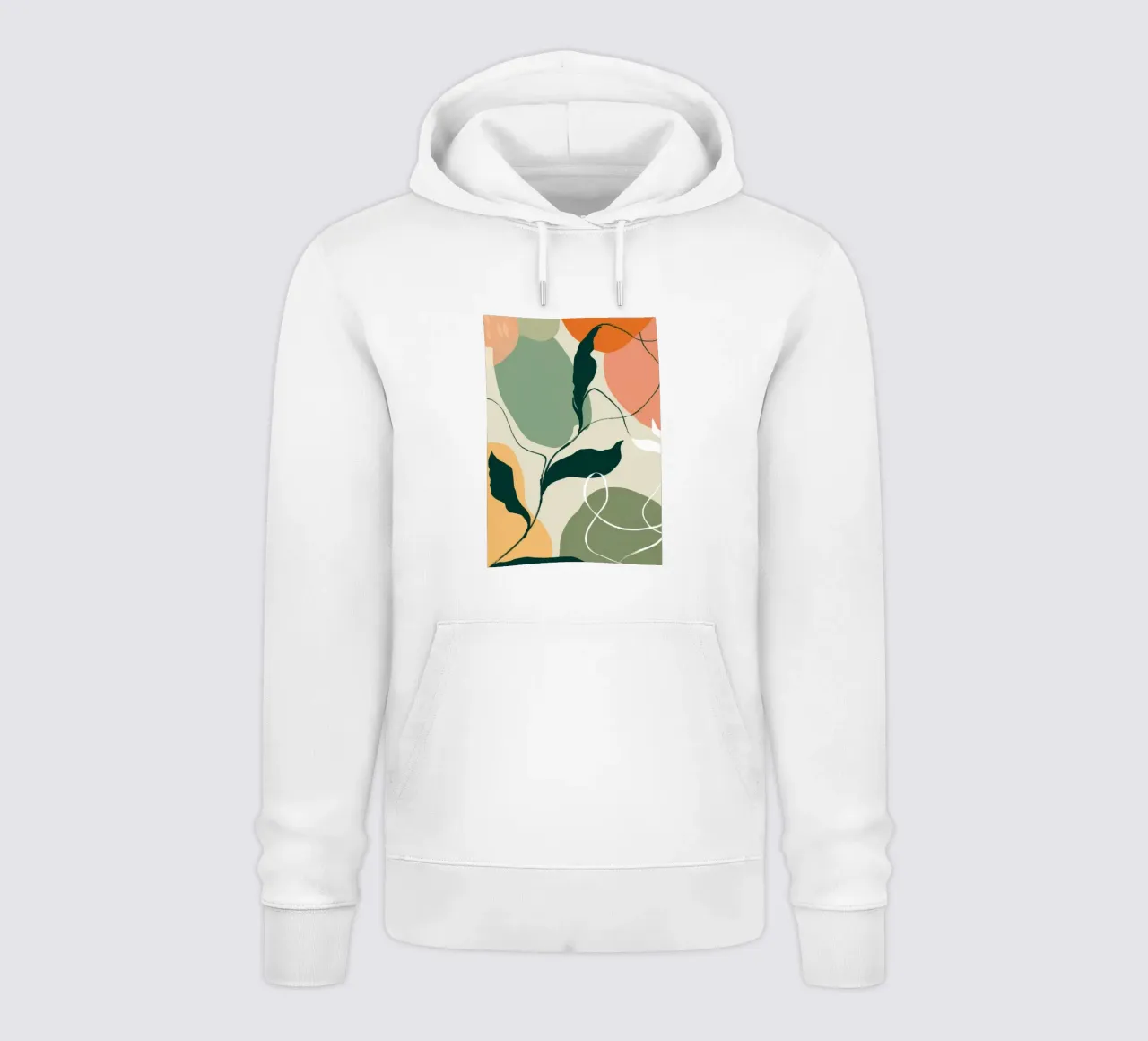 Linear Botanical Sketch hoodie by Sky Velour