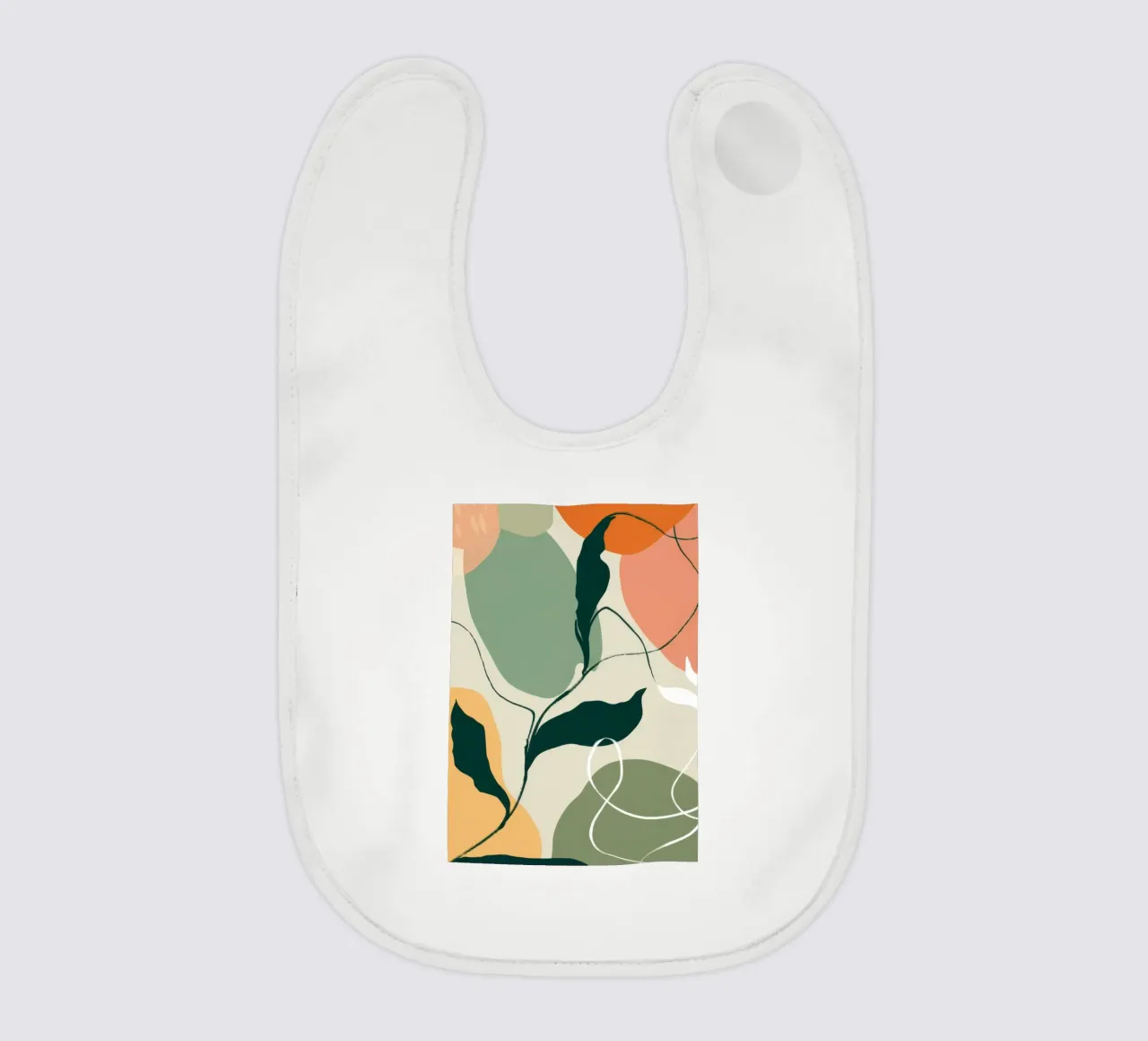 Schizzo botanico lineare bavaglino da Sky Velour