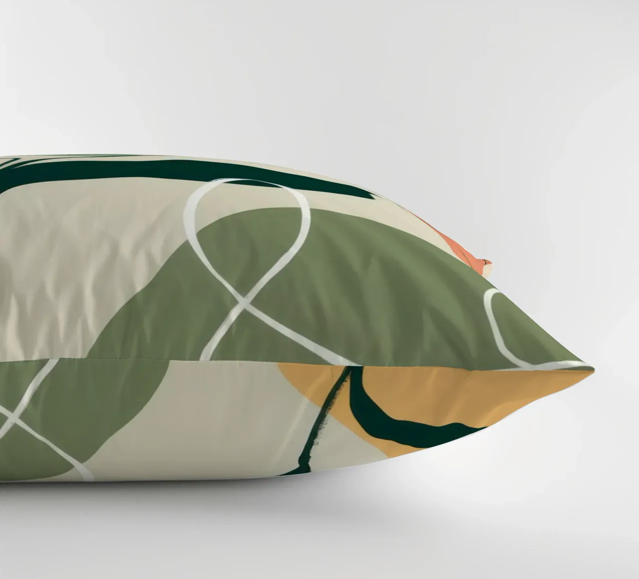 Schizzo botanico lineare cuscino da Sky Velour