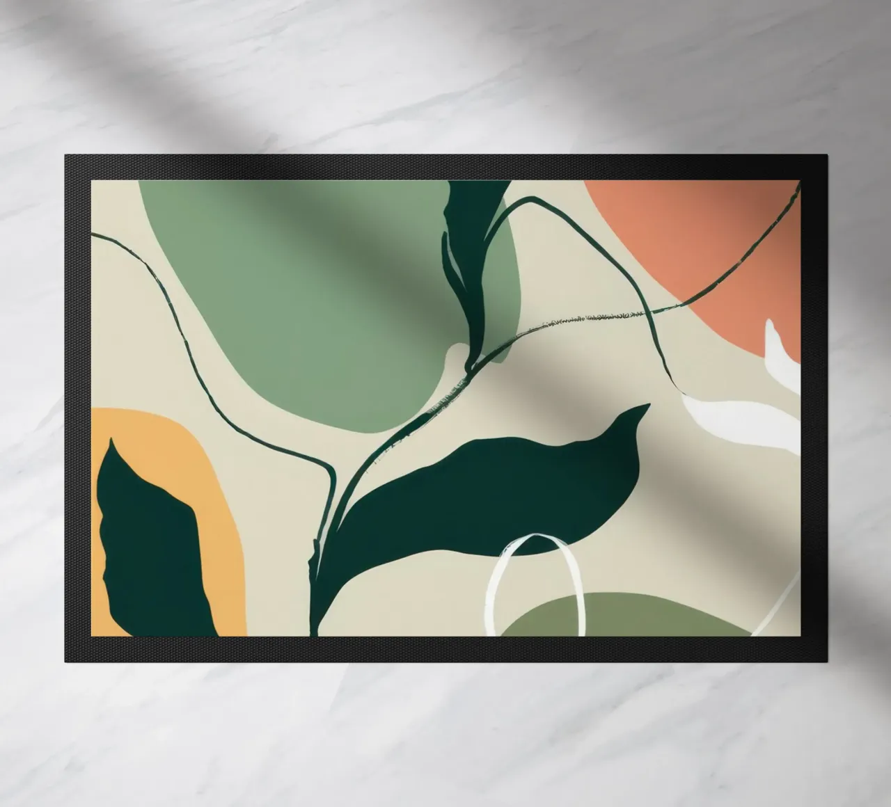 Schizzo botanico lineare zerbino da Sky Velour