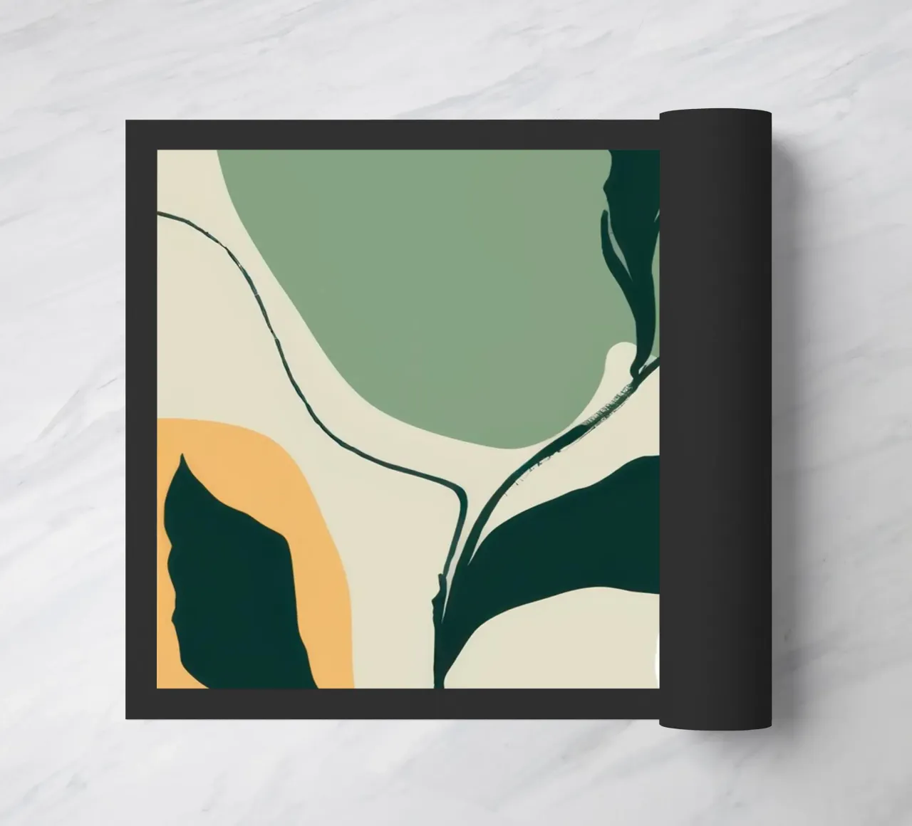 Schizzo botanico lineare zerbino da Sky Velour