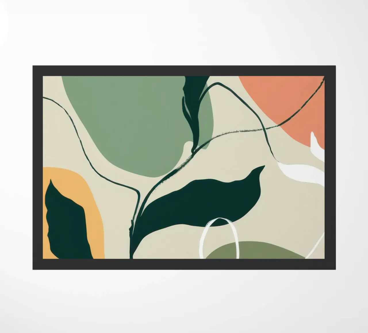 Schizzo botanico lineare zerbino da Sky Velour