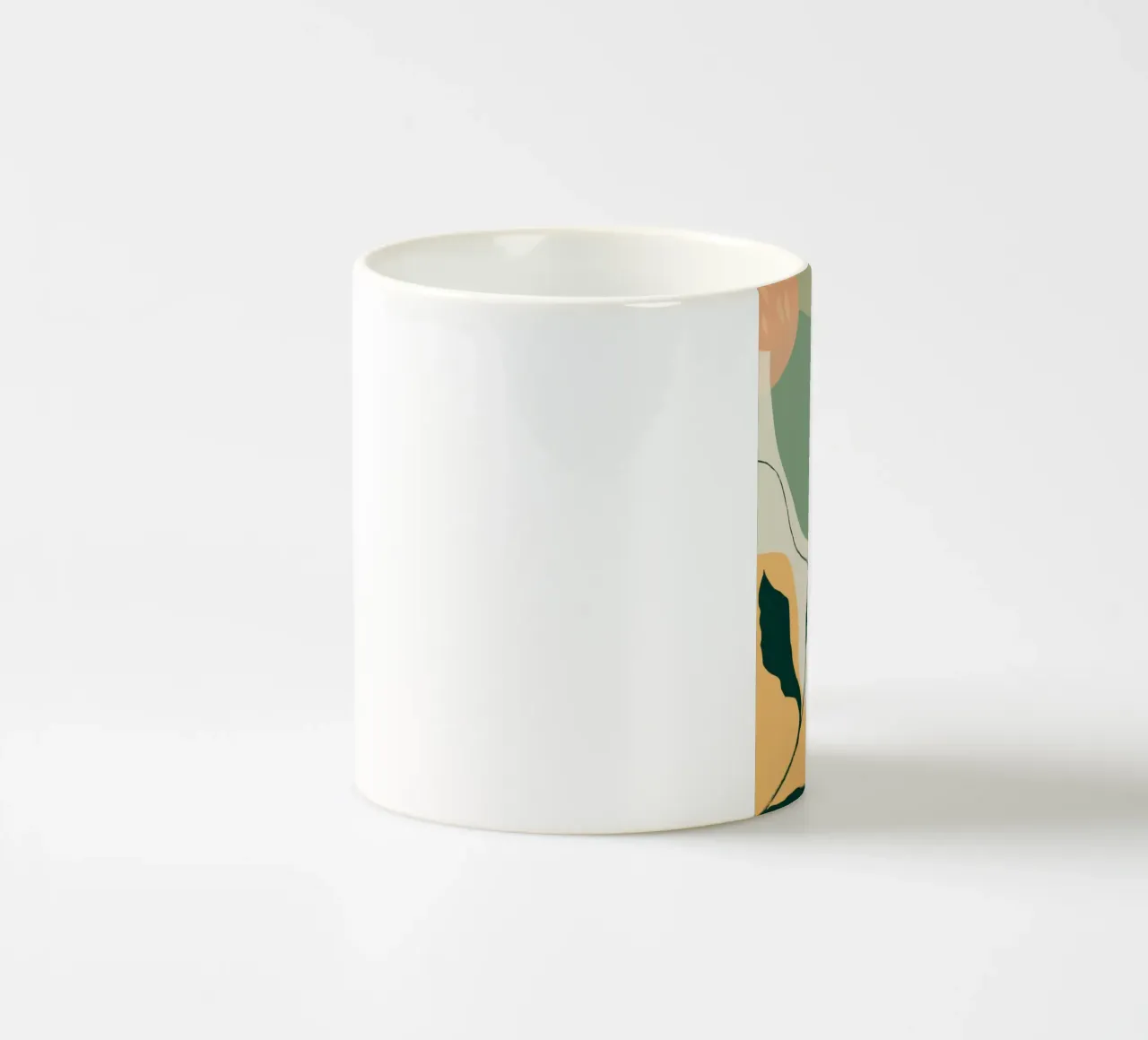 Schizzo botanico lineare tazza in ceramica da Sky Velour