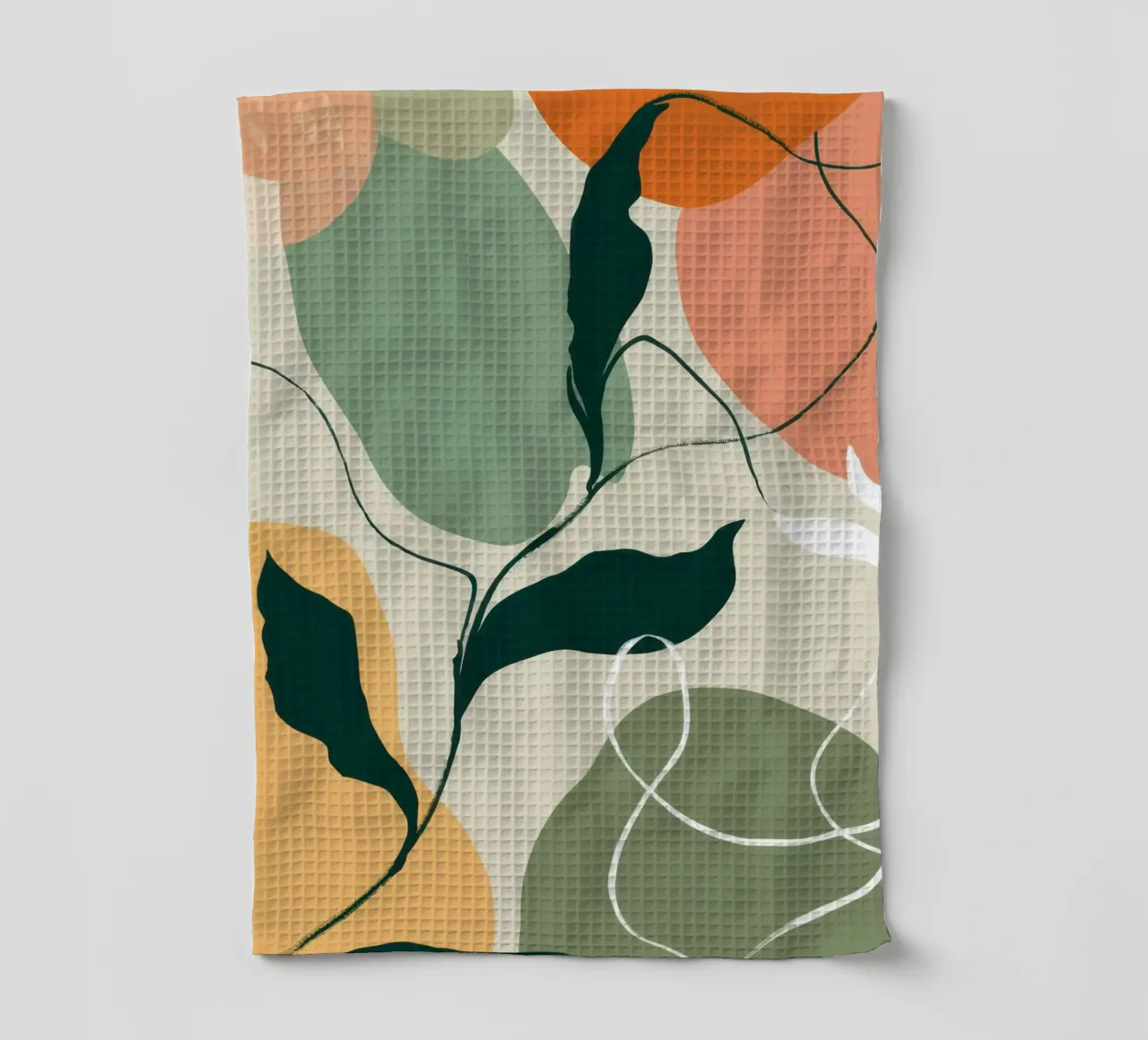 Schizzo botanico lineare canovaccio da cucina da Sky Velour