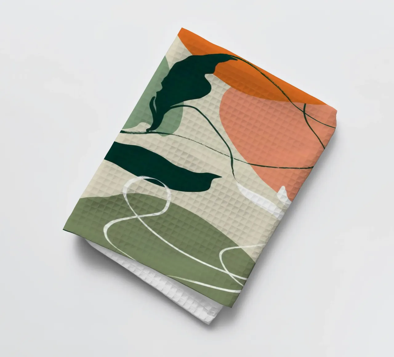 Schizzo botanico lineare canovaccio da cucina da Sky Velour