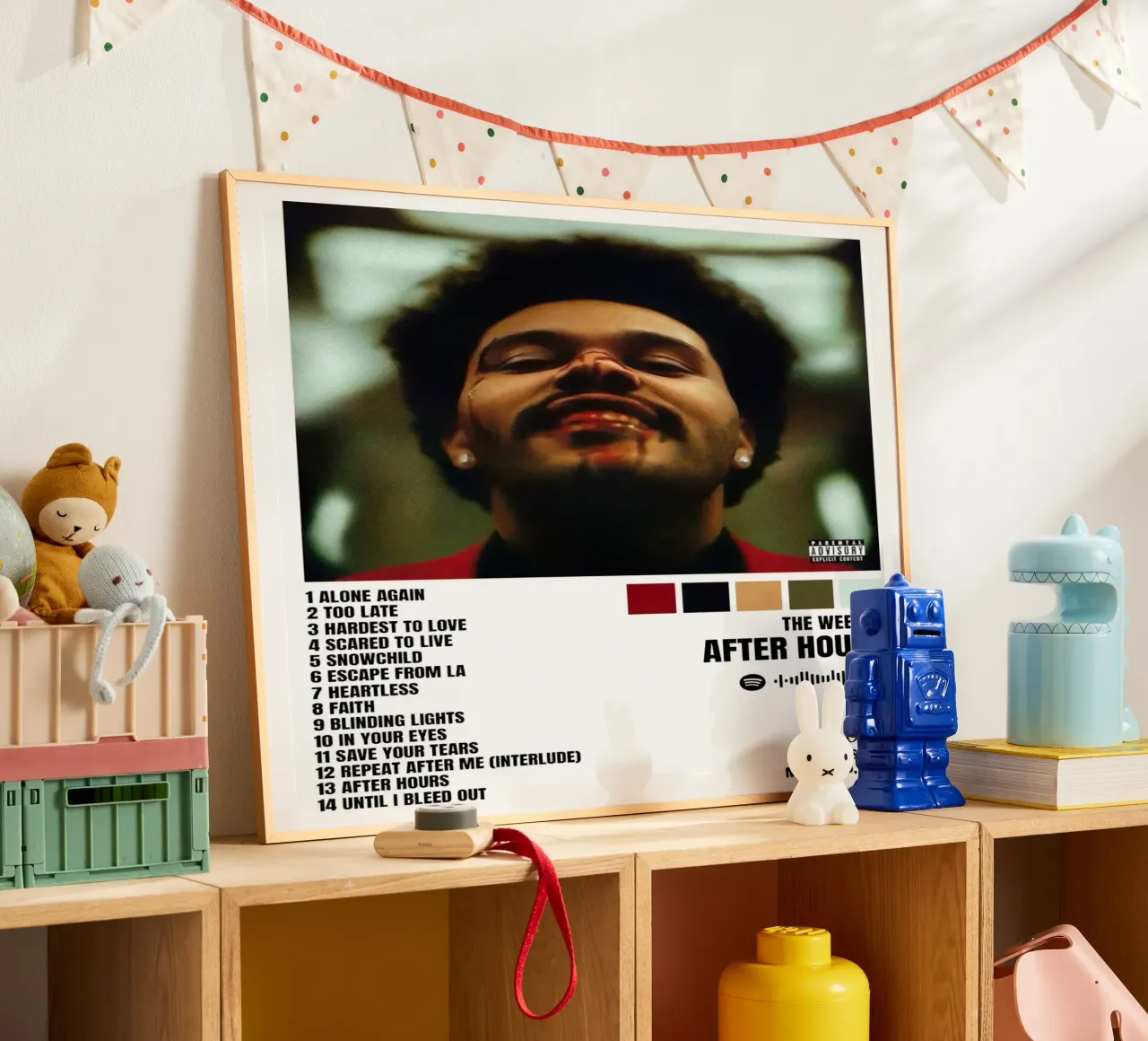 The Weeknd After Hours Tracklists carta hahnemühle da Banda Neira