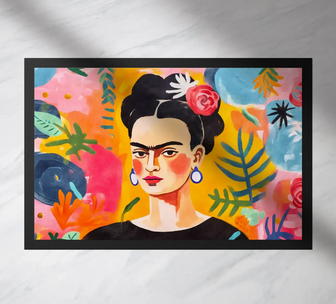 I fiori della resilienza: Un ritratto del coraggio artistico zerbino da Andrea Haase Modern Home