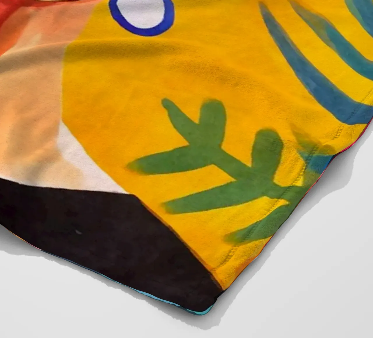 I fiori della resilienza: Un ritratto del coraggio artistico coperta in pile da Andrea Haase Modern Home