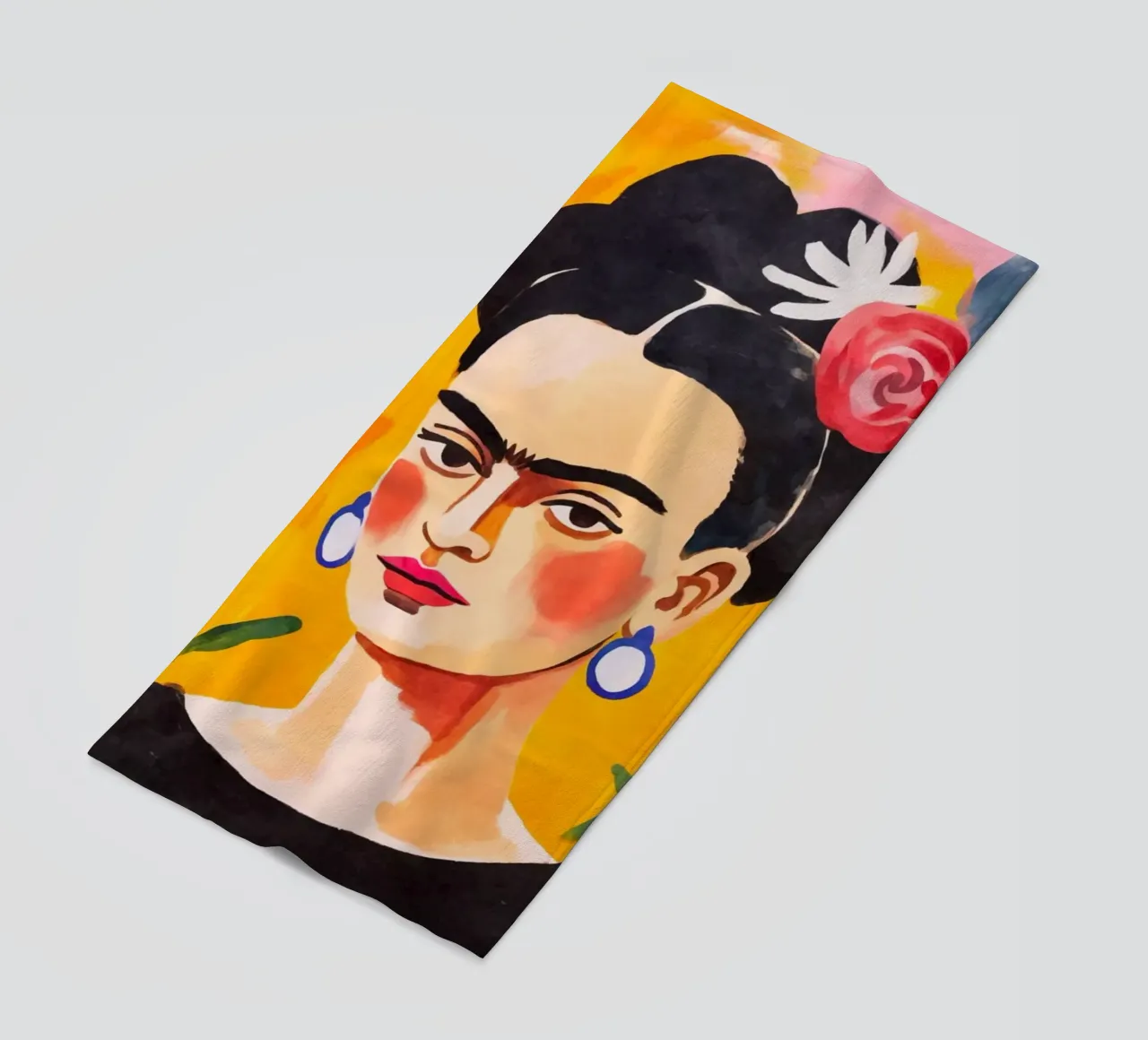 I fiori della resilienza: Un ritratto del coraggio artistico telo mare da Andrea Haase Modern Home