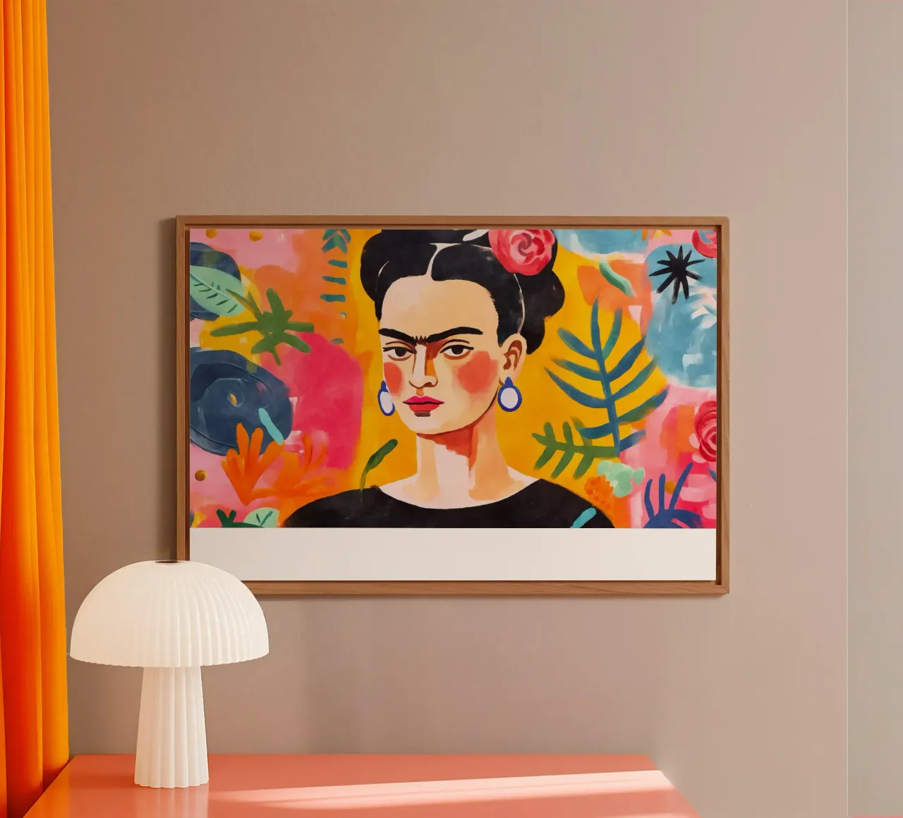 I fiori della resilienza: Un ritratto del coraggio artistico alluminio dibond da Andrea Haase Modern Home