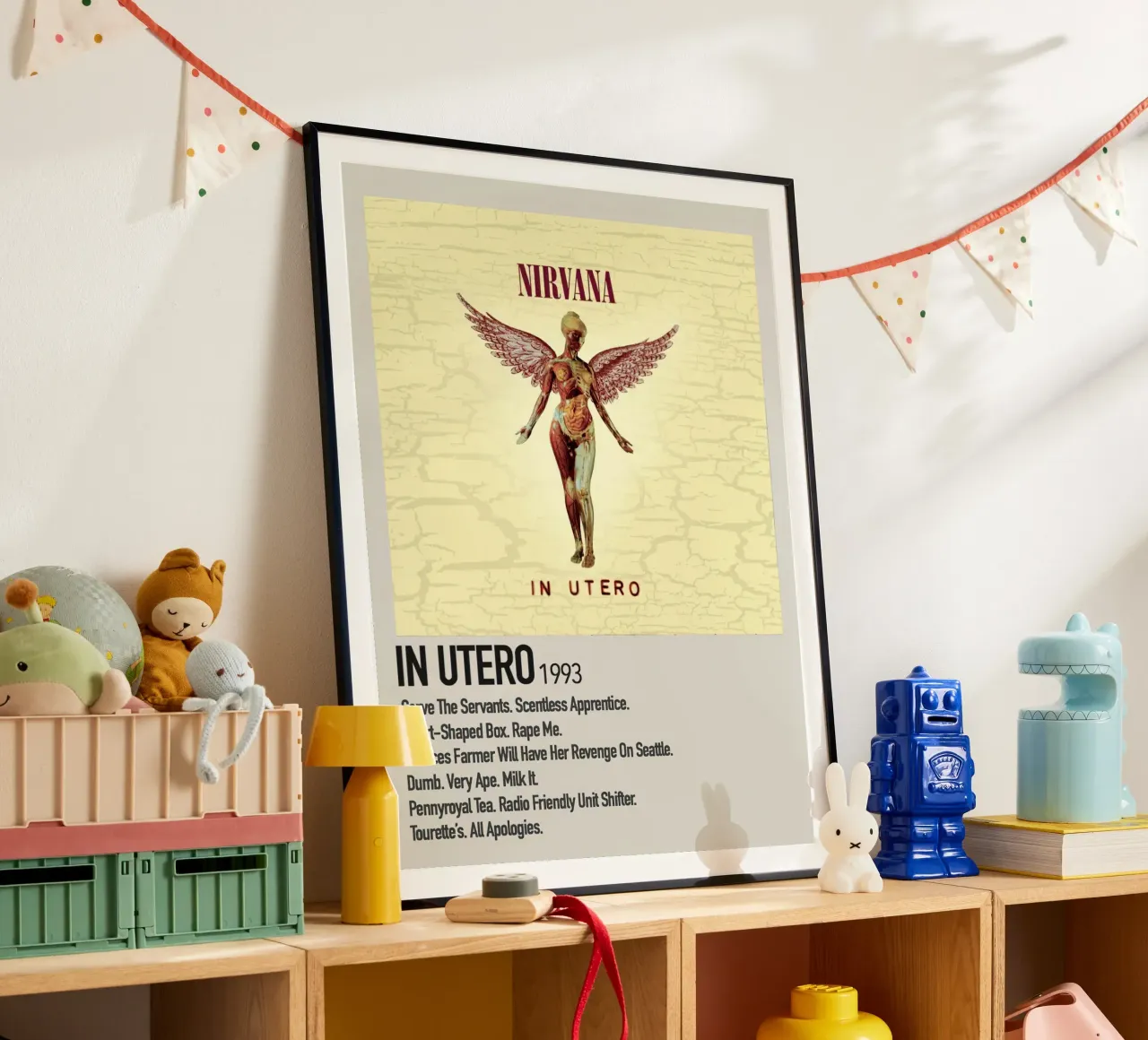 Nirvana In Utero Tracklists carta hahnemühle da Banda Neira