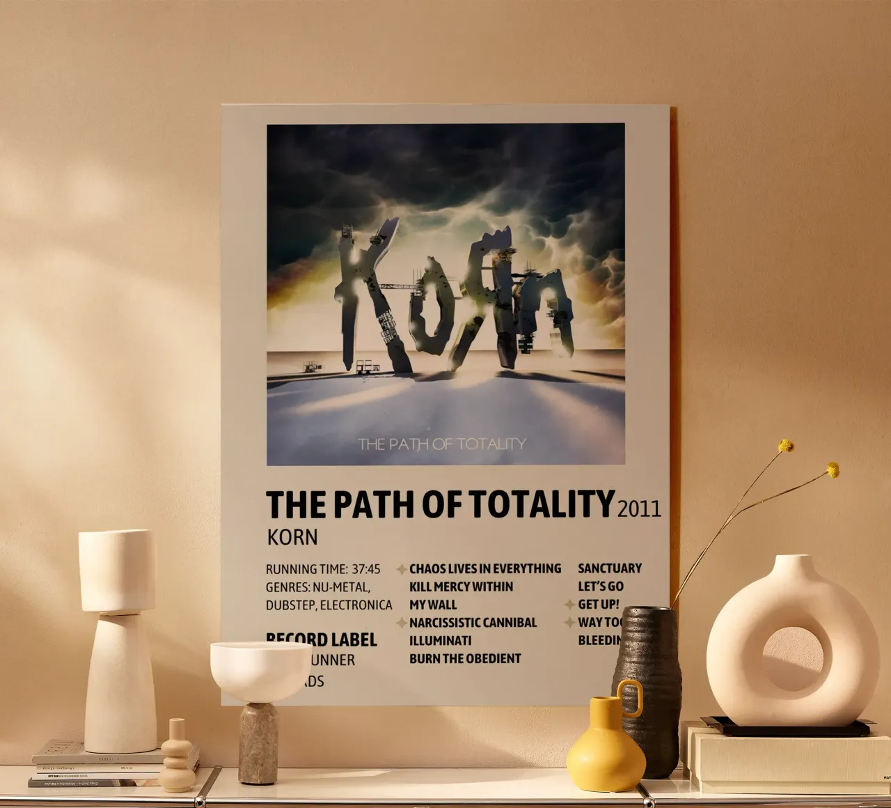 Korn The Path Of Totality Tracklists plexiglass da Banda Neira