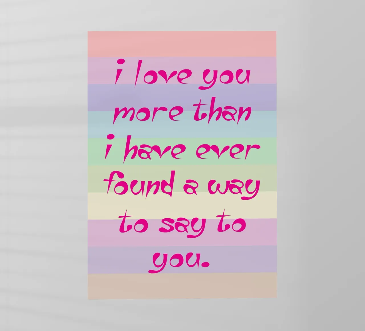 ti amo più di pellicola backlit da keriveec