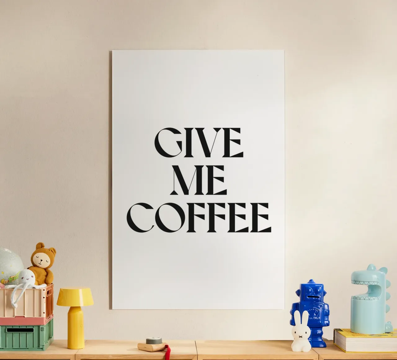 DAMMI IL CAFFÈ plexiglass da n.4