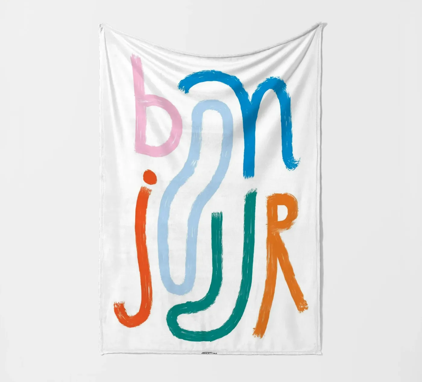 Hello fleece blanket by aaron Shop