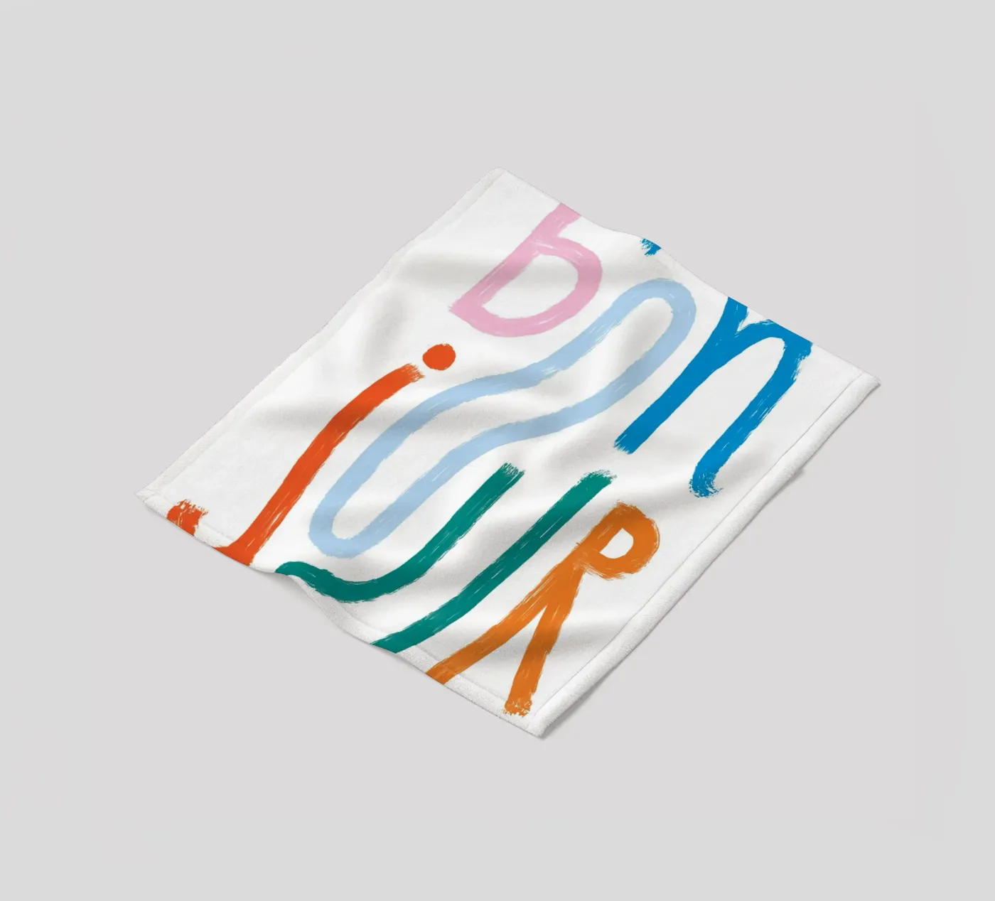 Hello fleece blanket by aaron Shop
