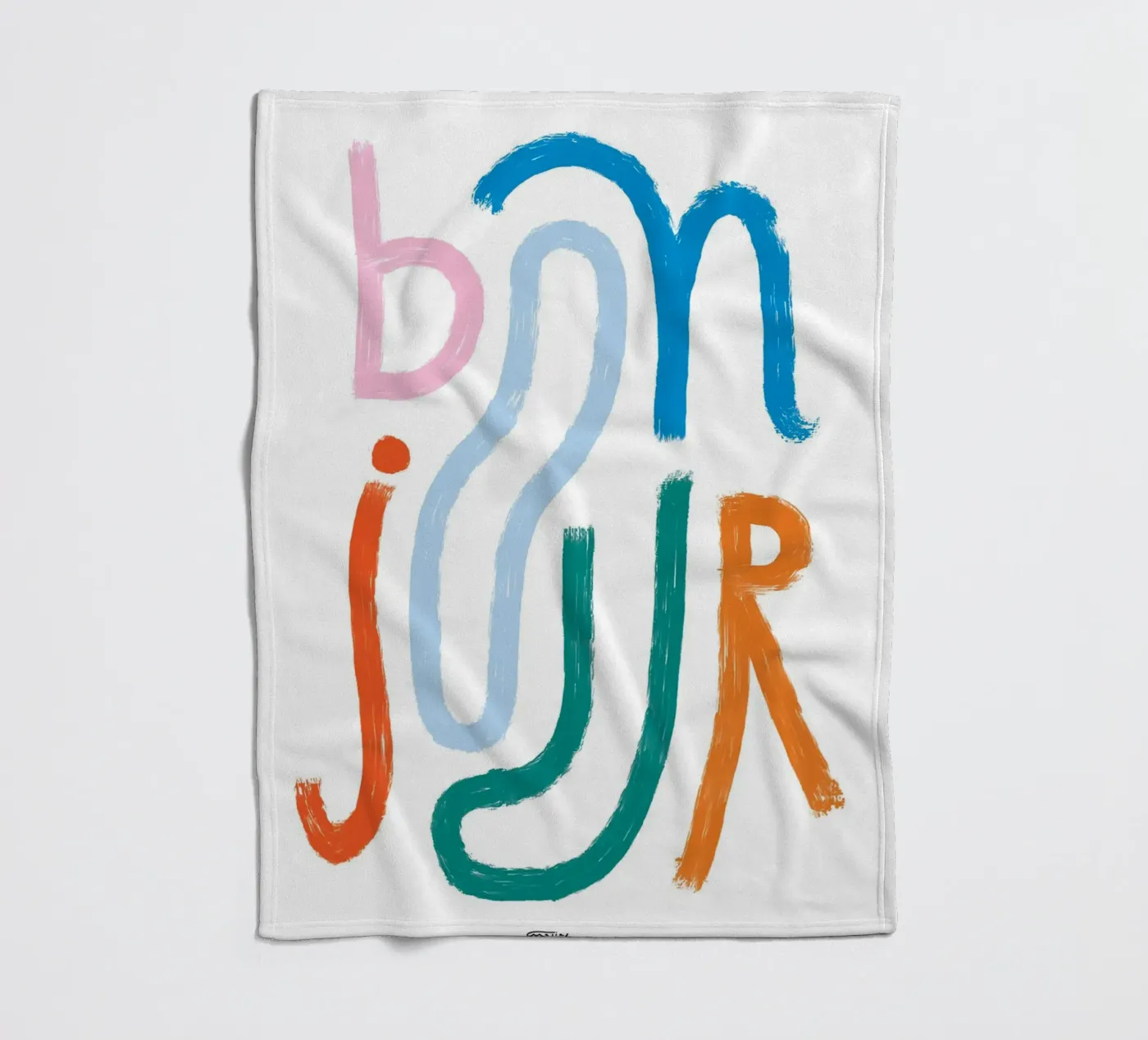 Hello fleece blanket by aaron Shop